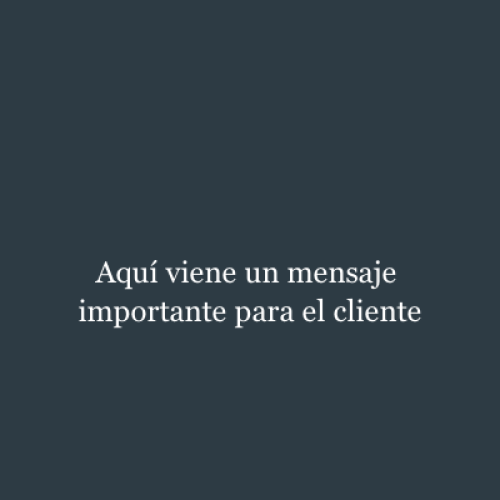 "Queremos que consigas tus objetivos"
